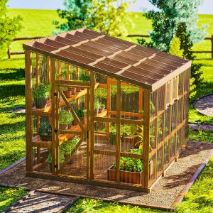 9 x 12 Lean-To Greenhouse Plans