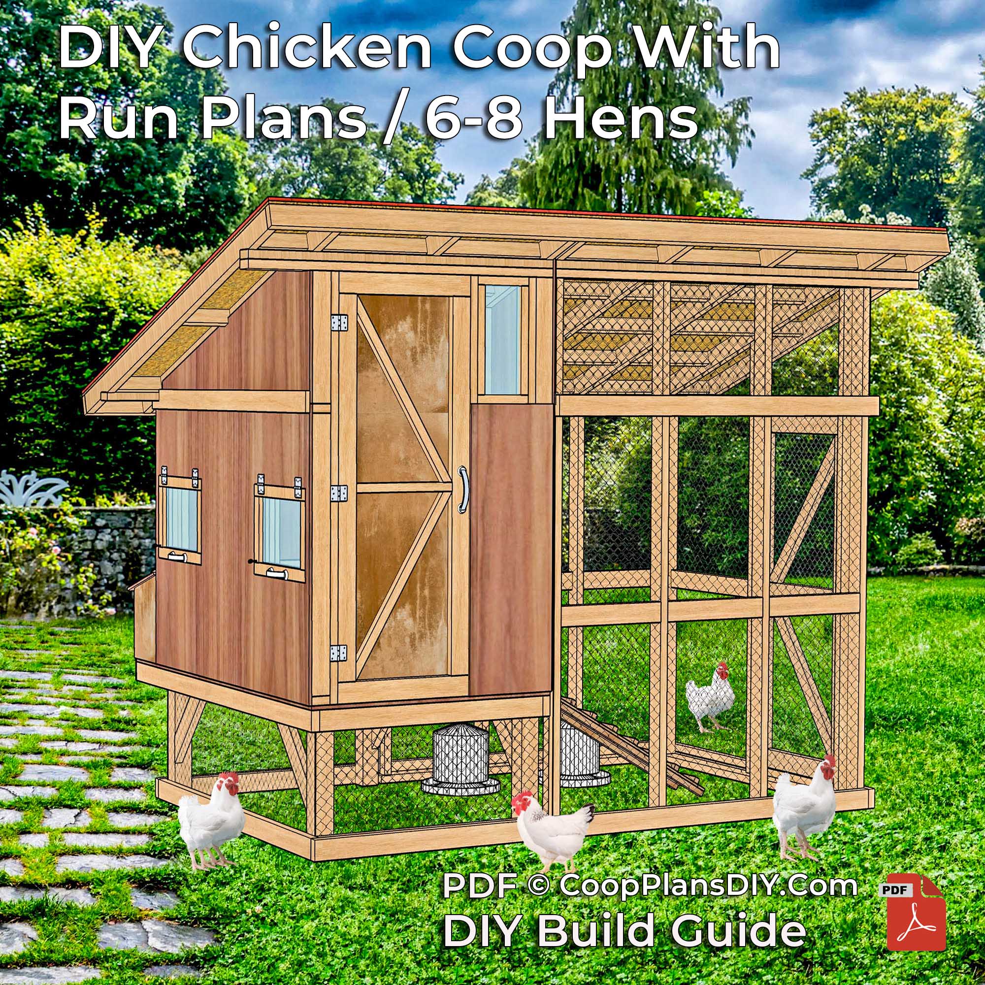 rainproof chicken coop plans for small flock